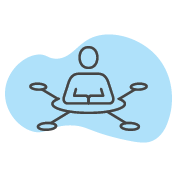 Recruitment Packages Icon - A graphic drawning of three people standing in a formation.